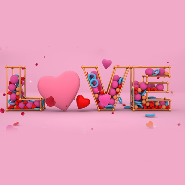 C4D七夕情人节件建模教程