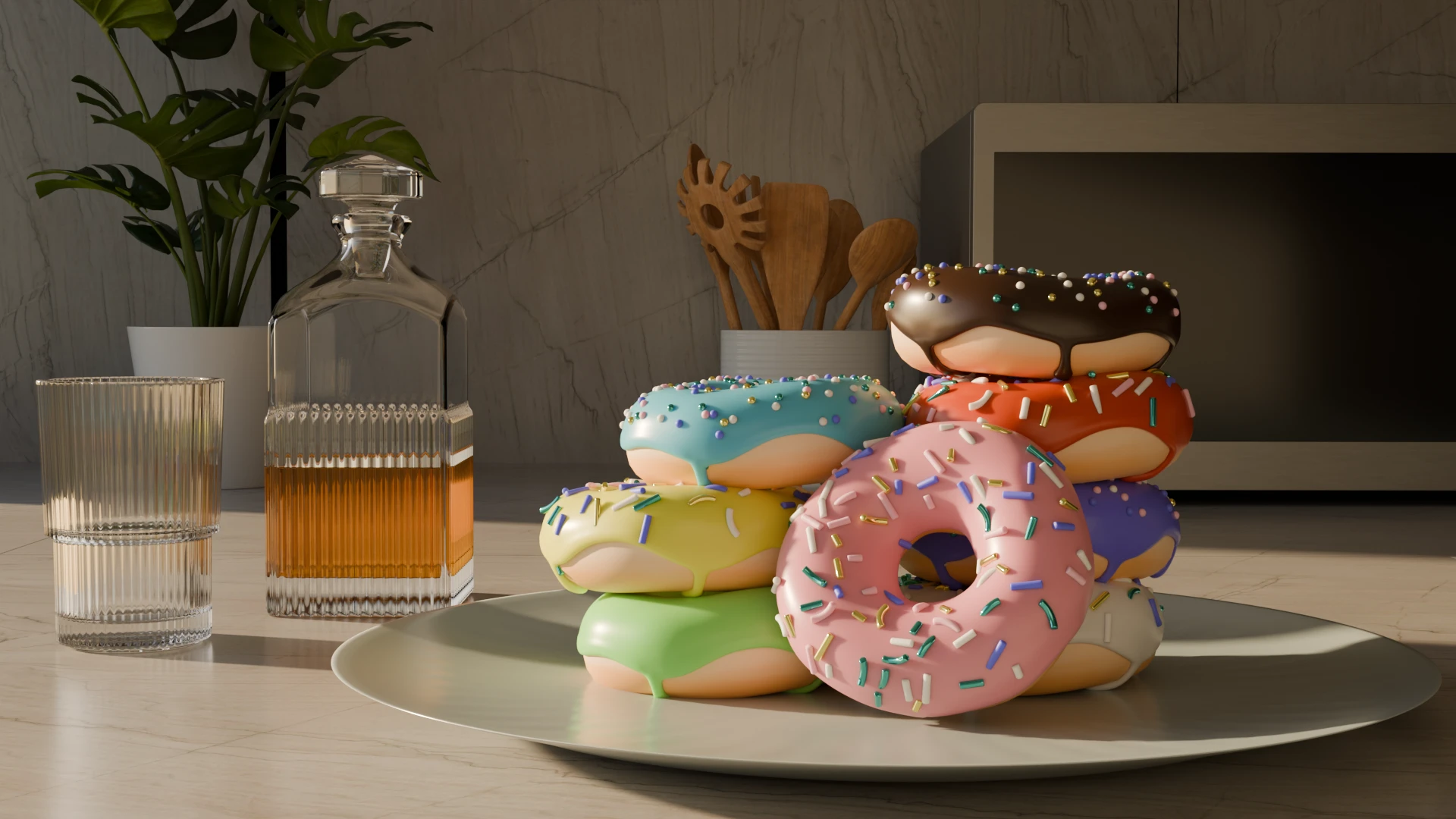 【blender教程】3分钟做个甜甜圈